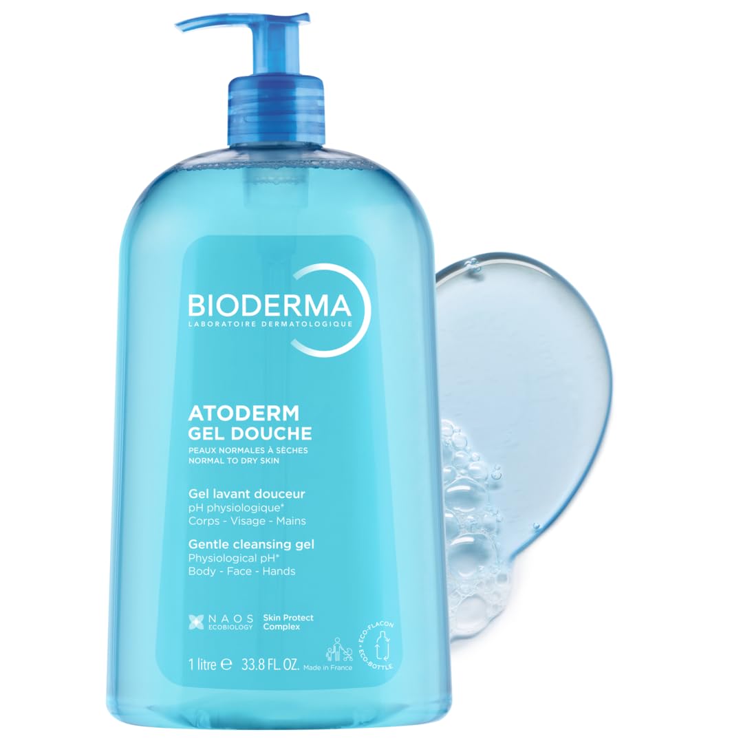 Bioderma Atoderm Shower Gel bottle side view