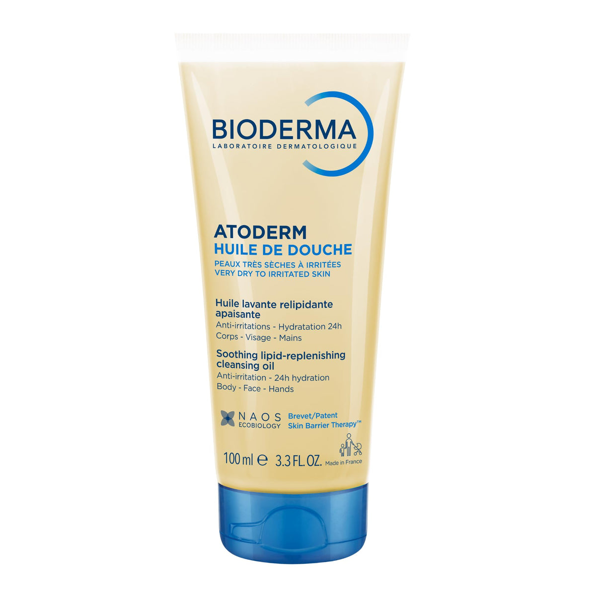 Bioderma Atoderm Shower Oil 120g front view with packaging