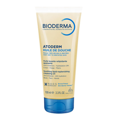 Bioderma Atoderm Shower Oil 120g front view with packaging