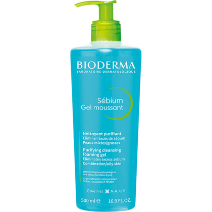 Bioderma Sébium Foaming Gel 500mL front view