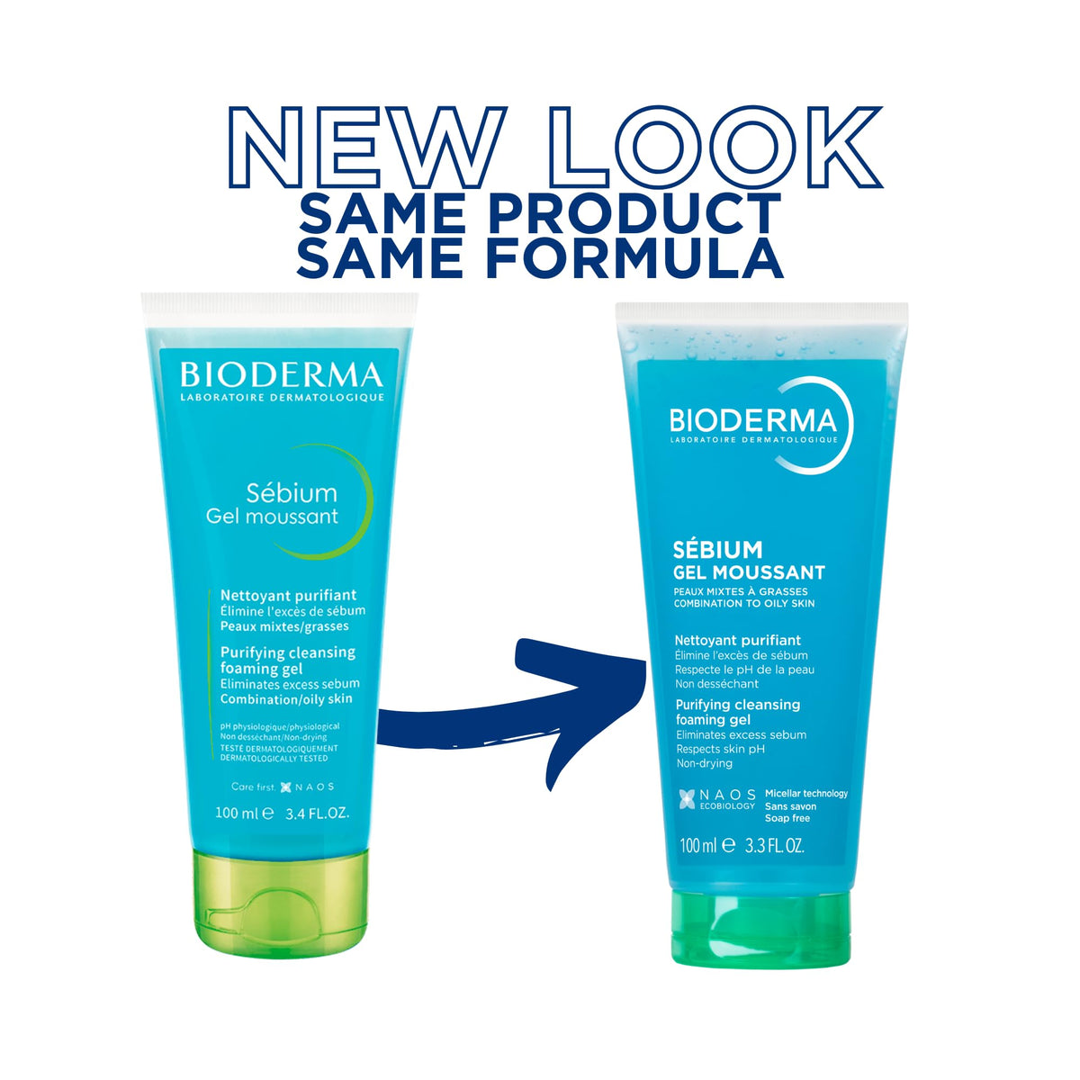 Bioderma Sébium Foaming Gel tube close-up