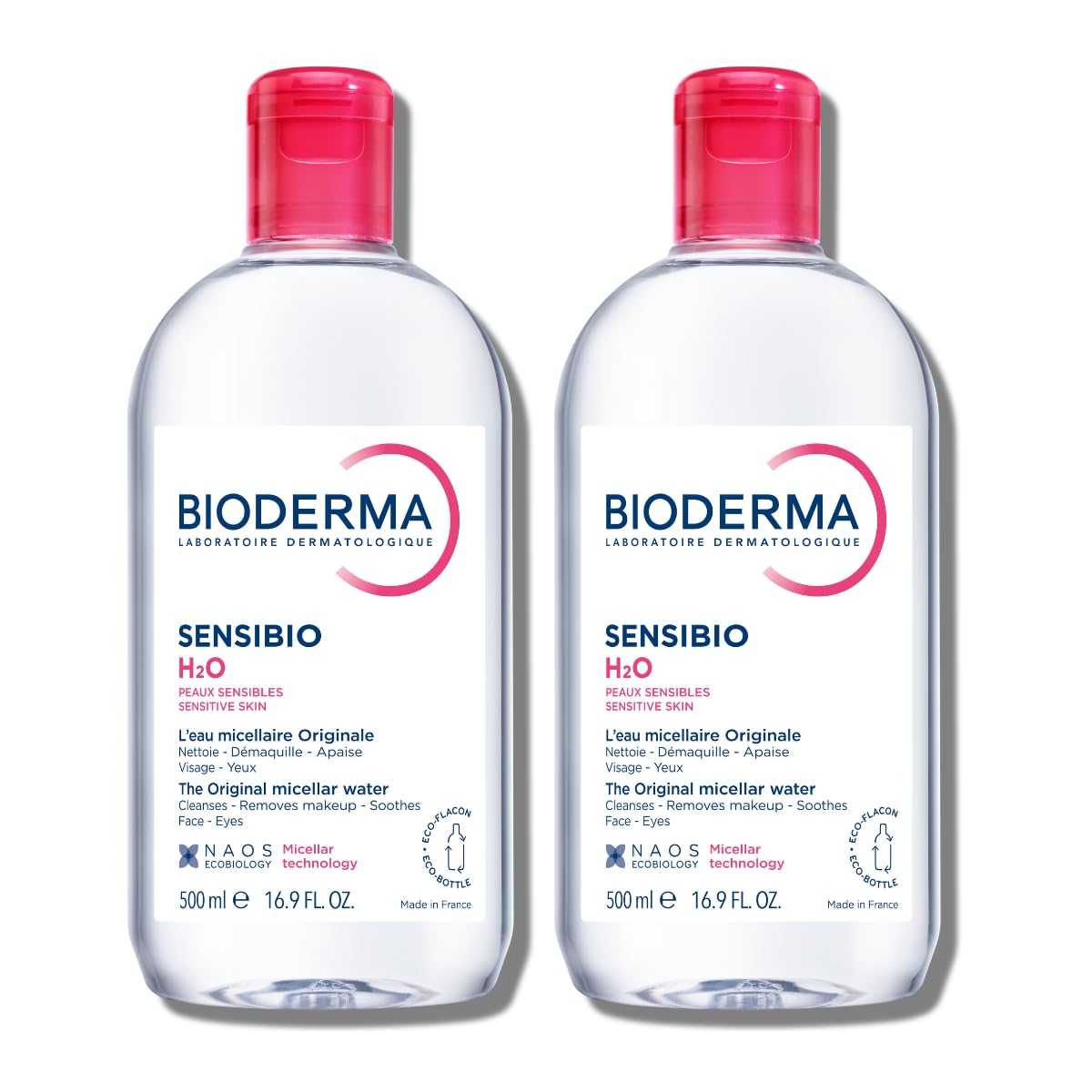 Bioderma Sensibio H2O Micellar Water Duo Pack 1080g front view