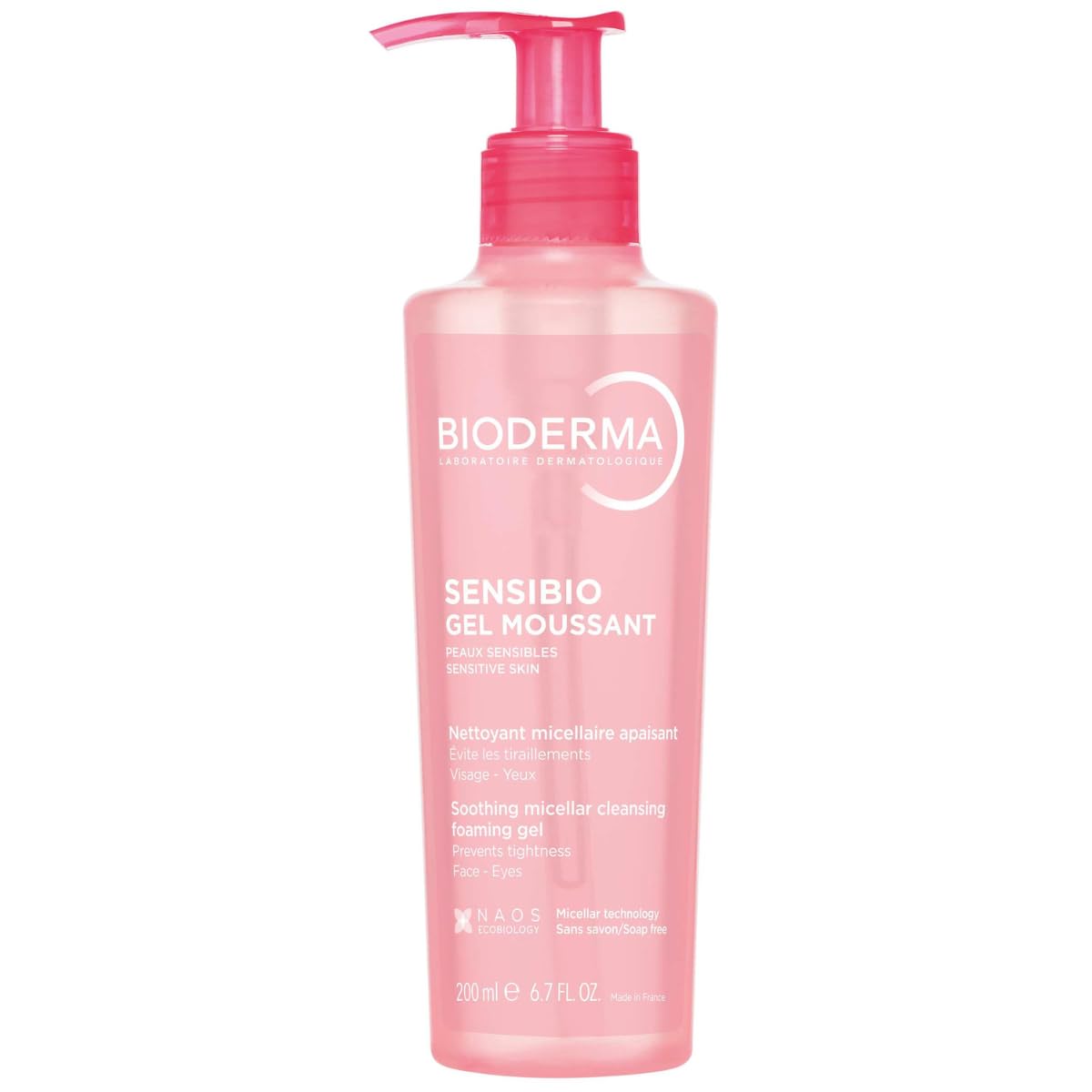 Bioderma Sensibio Micellar Cleansing Foaming Gel 240g front view