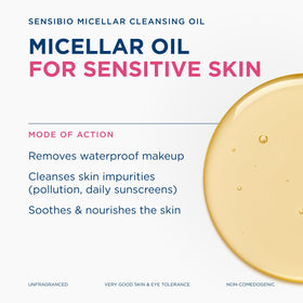 Bioderma Sensibio Micellar Cleansing Oil 5 Fl Oz side view