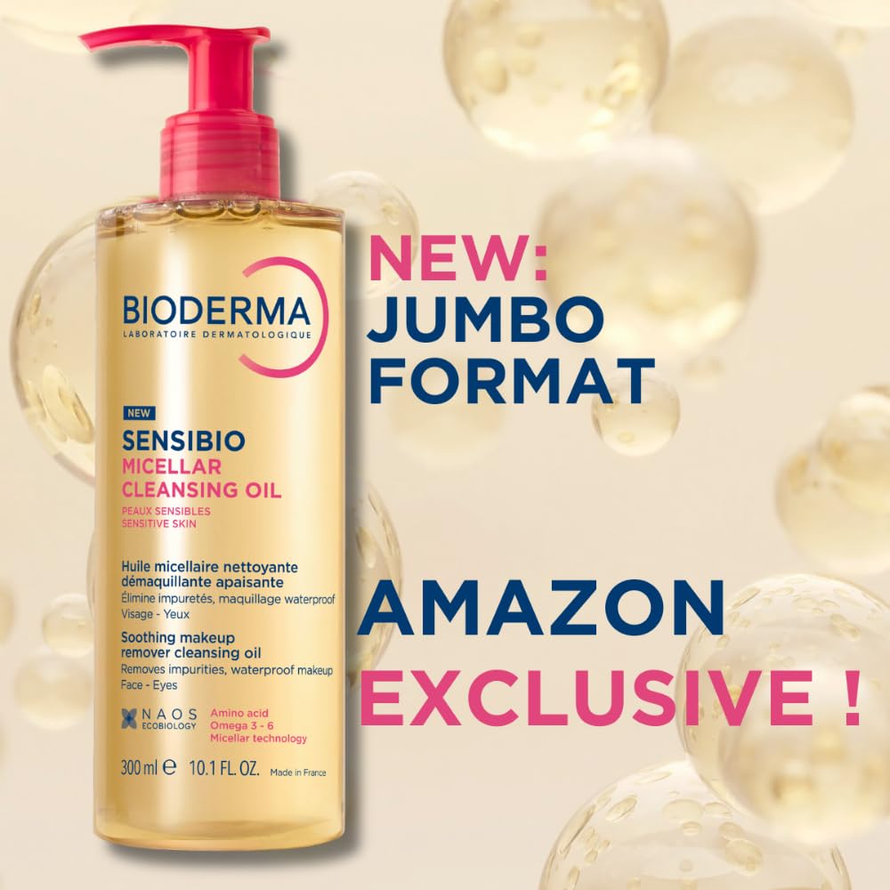 Bioderma Sensibio Micellar Cleansing Oil bottle side view