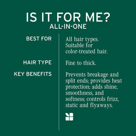 Biolage All-In-One Multi-Benefit Spray application on hair