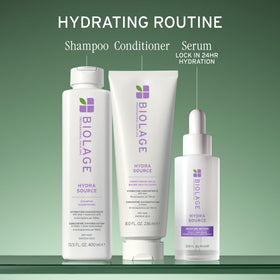Biolage Hydra Source Conditioning Balm with Hydra Source Shampoo
