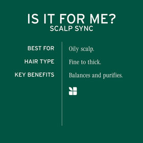 Biolage Scalp Sync Clarifying Shampoo ingredients close-up