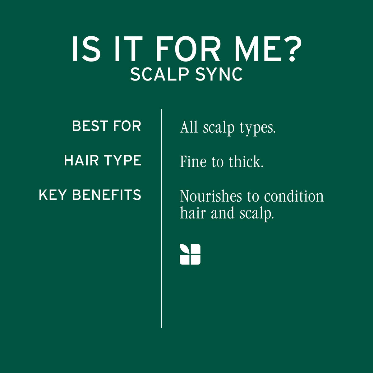 Biolage Scalp Sync Universal Conditioner application on hair