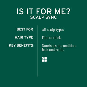 Biolage Scalp Sync Universal Conditioner application on hair