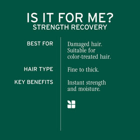 Biolage Strength Recovery Shampoo with olive squalane ingredient