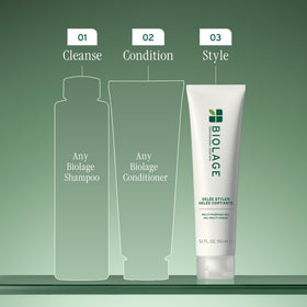 Biolage Styling Gelée 5 oz application on damp hair