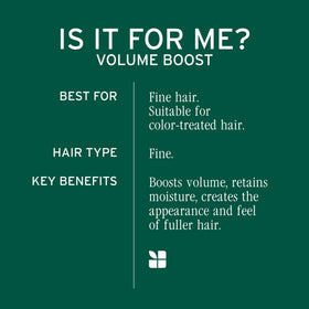 Biolage Volume support Conditioner 33.8 oz with application on hair