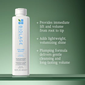 Biolage Volume support Shampoo back label close-up