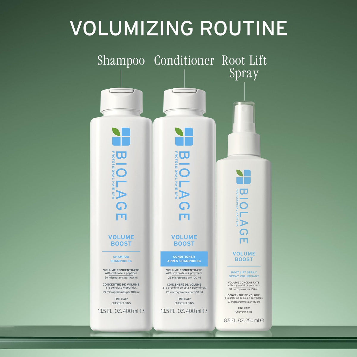 Biolage Volume support Shampoo packaging details
