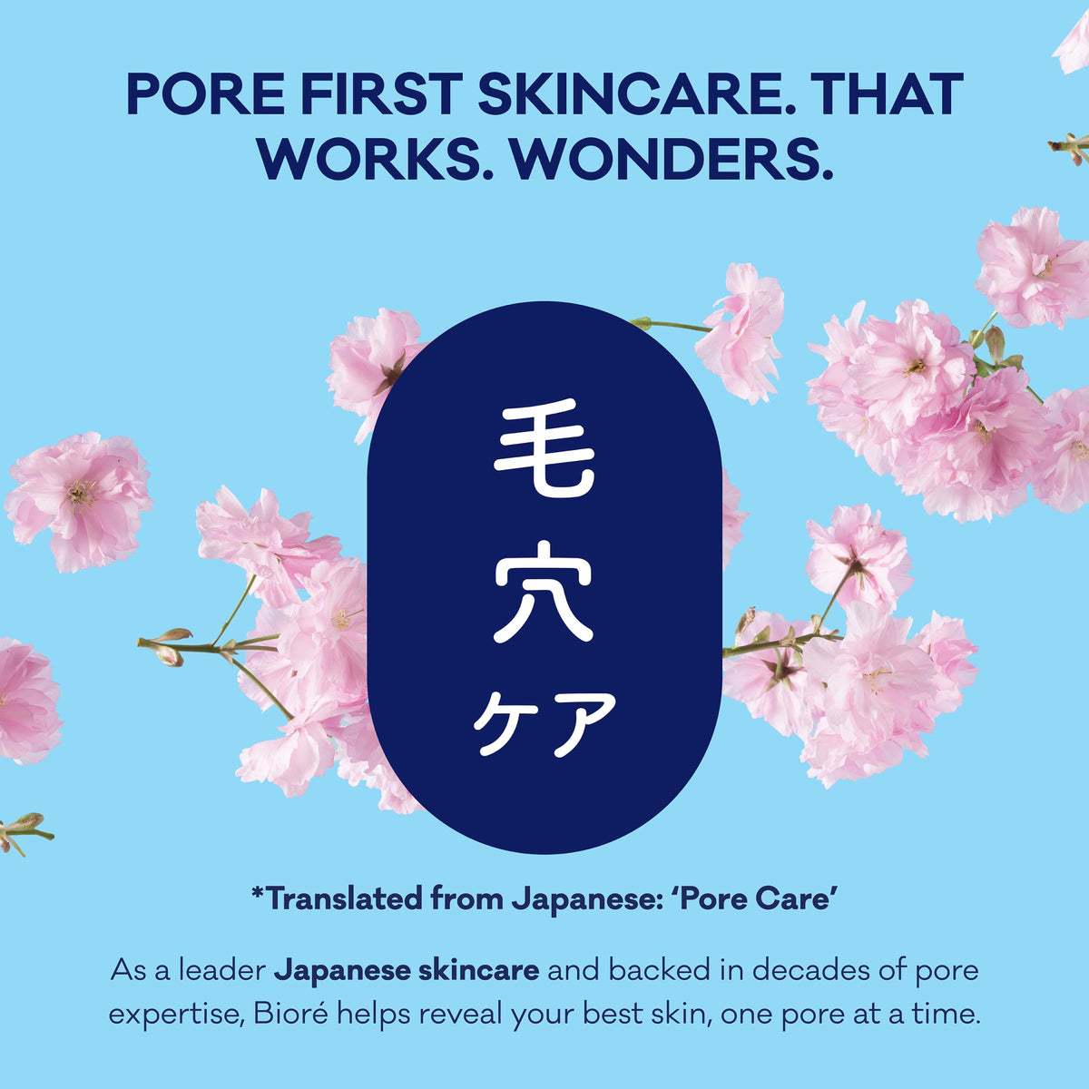 Bioré Blackhead Remover Pore Strips back view with instructions