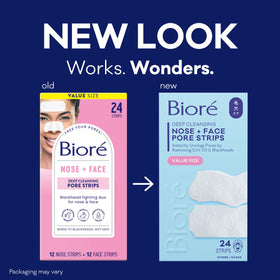 Bioré Blackhead Remover Pore Strips close-up of a strip