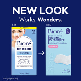 Bioré Blackhead Remover Strip applied on nose