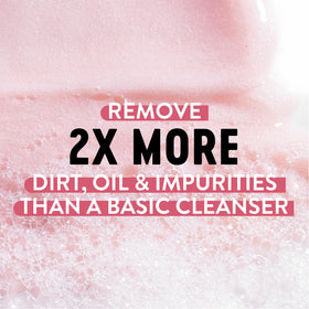 Bioré cleanser showing texture on hand