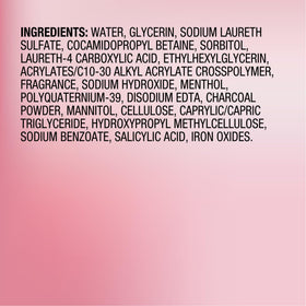 Bioré cleanser with ingredients displayed
