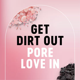 Bioré cleanser with rose quartz stones in background