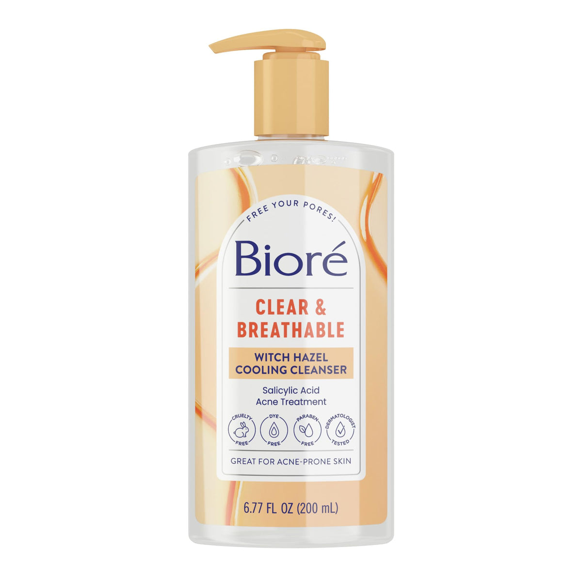 Bioré Cooling Cleanser with Witch Hazel front view