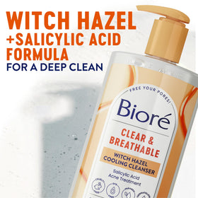 Bioré Cooling Cleanser with Witch Hazel packaging