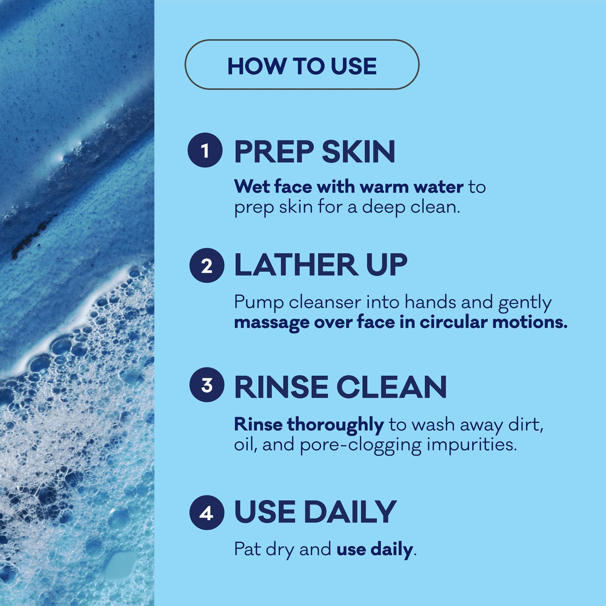 Bioré Deep Pore Charcoal Face Wash packaging details