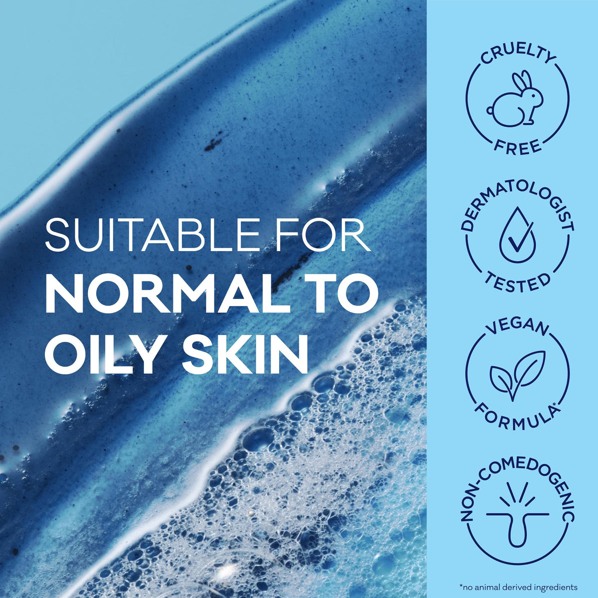 Bioré Deep Pore Charcoal Face Wash with charcoal pieces