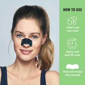 Bioré Men's Charcoal Deep Cleansing Pore Strips with charcoal ingredient