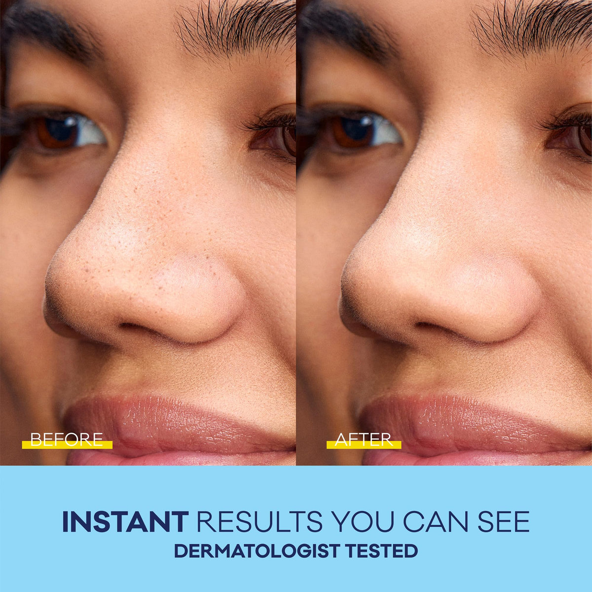 Bioré Pore Strips demonstrating c-bond technology