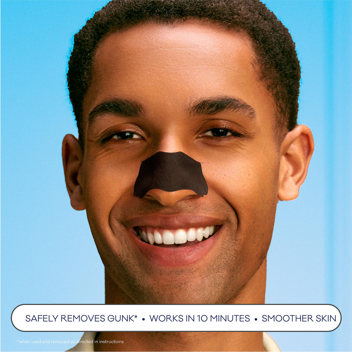 Bioré Pore Strips showing before and after results