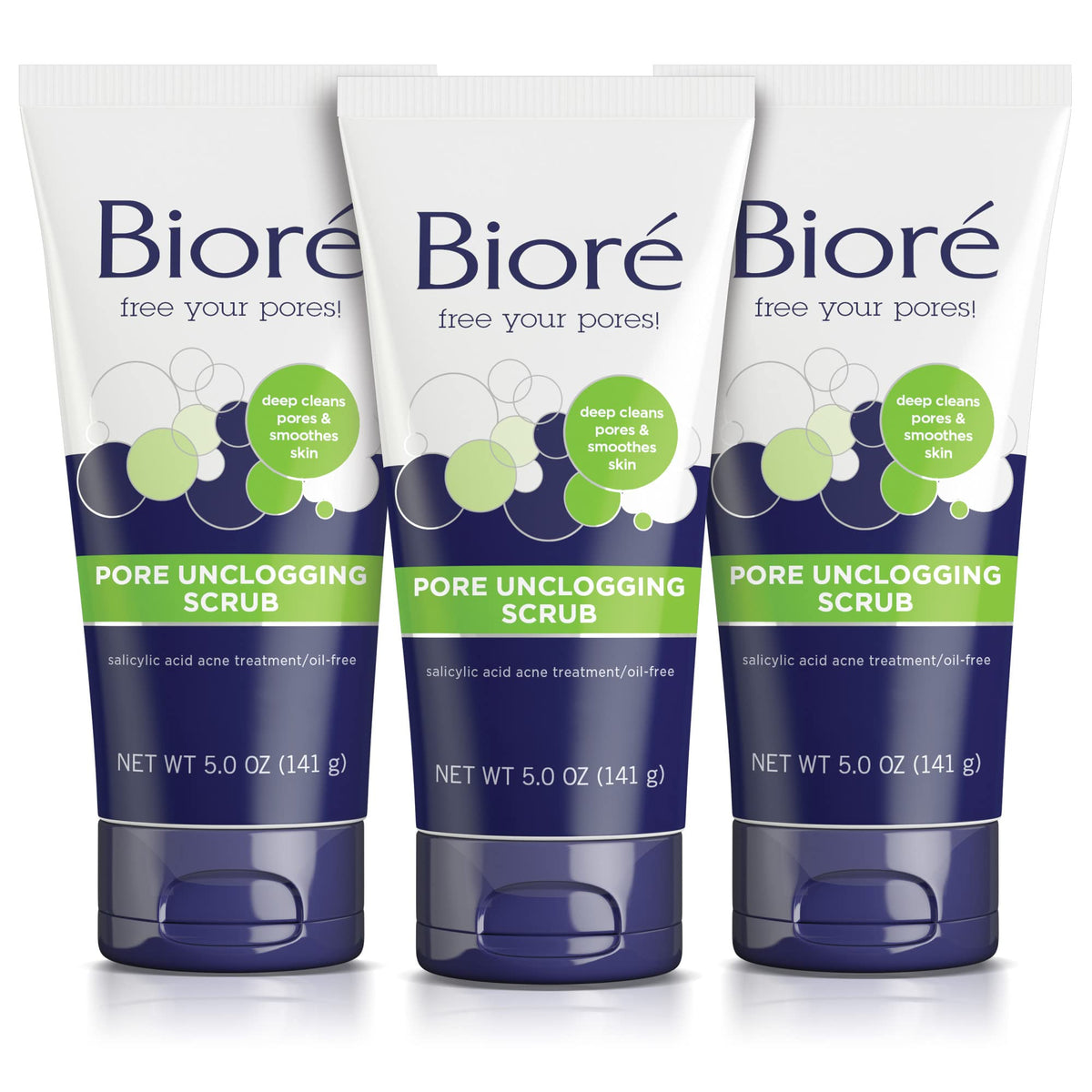 Bioré Pore Unclogging Scrub 5 oz front view
