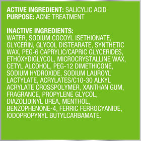 Bioré scrub in a bathroom setting