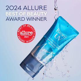 Bioré UV Aqua Rich Moisturizer SPF 50 application on skin