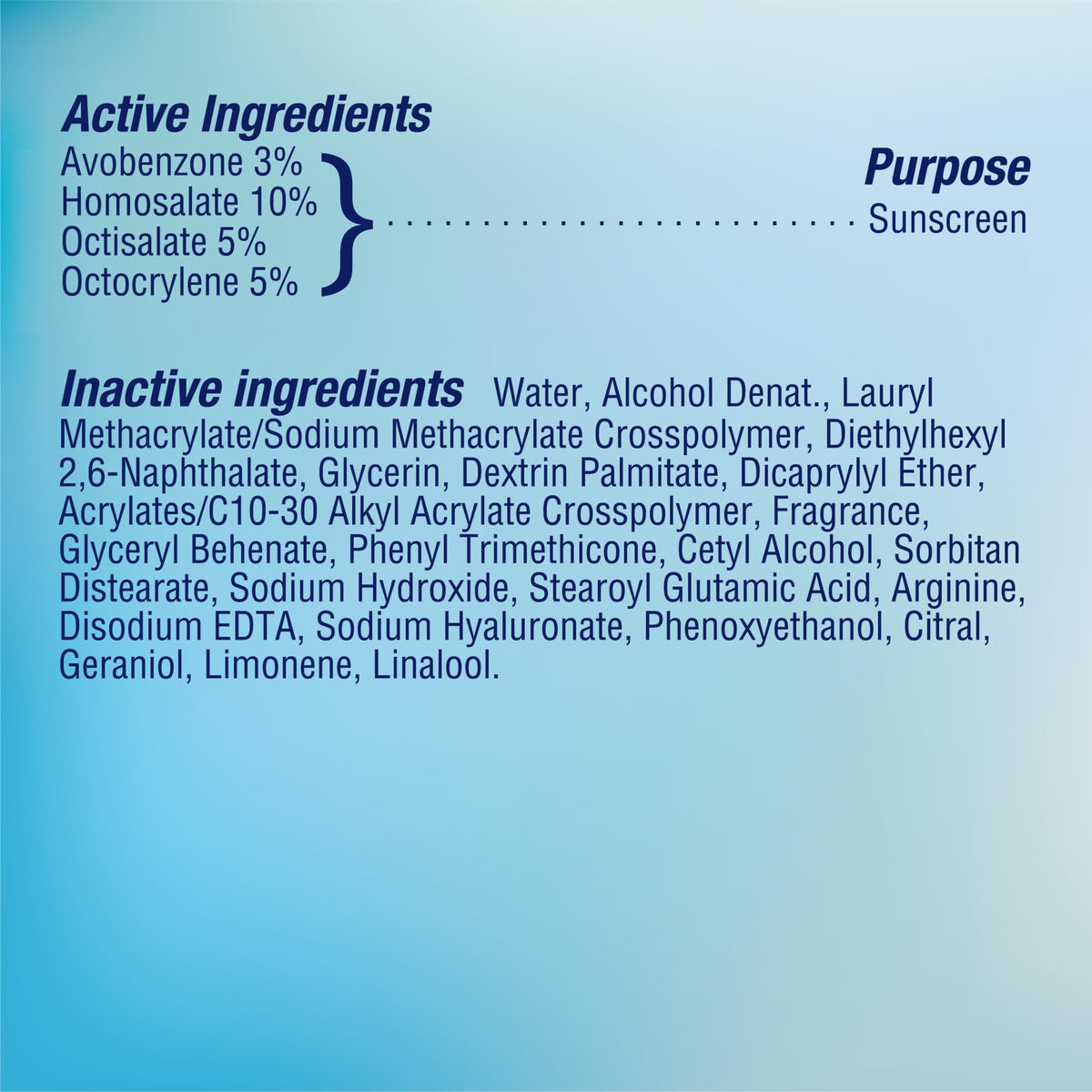 Bioré UV Aqua Rich Moisturizer SPF 50 packaging details