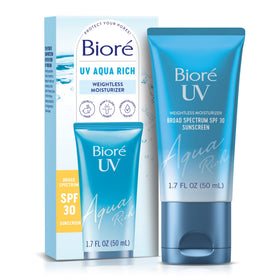 Bioré UV Aqua Rich SPF 30 Daily Moisturizer Sunscreen front view