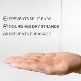 BioSilk Silk Therapy applied to smooth hair