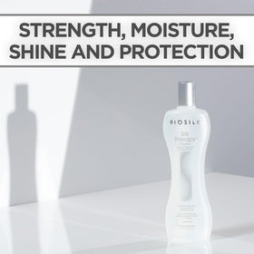 BioSilk Silk Therapy bottle showing silk protein ingredients