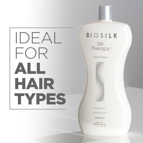 BioSilk Silk Therapy Conditioner 34 oz side view