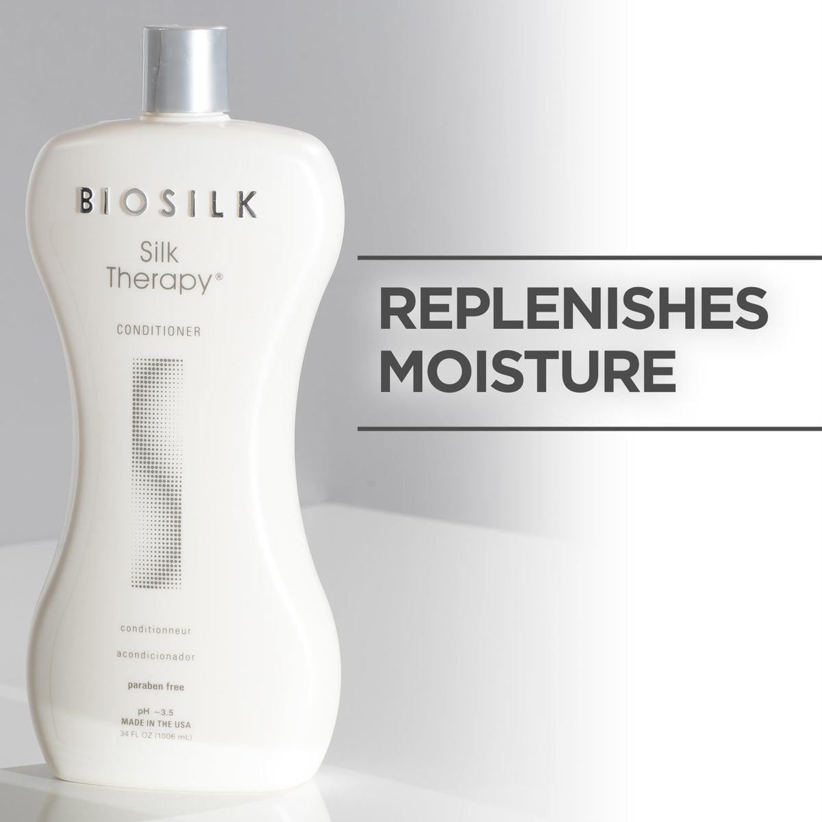 BioSilk Silk Therapy Conditioner 34 oz with botanical extracts