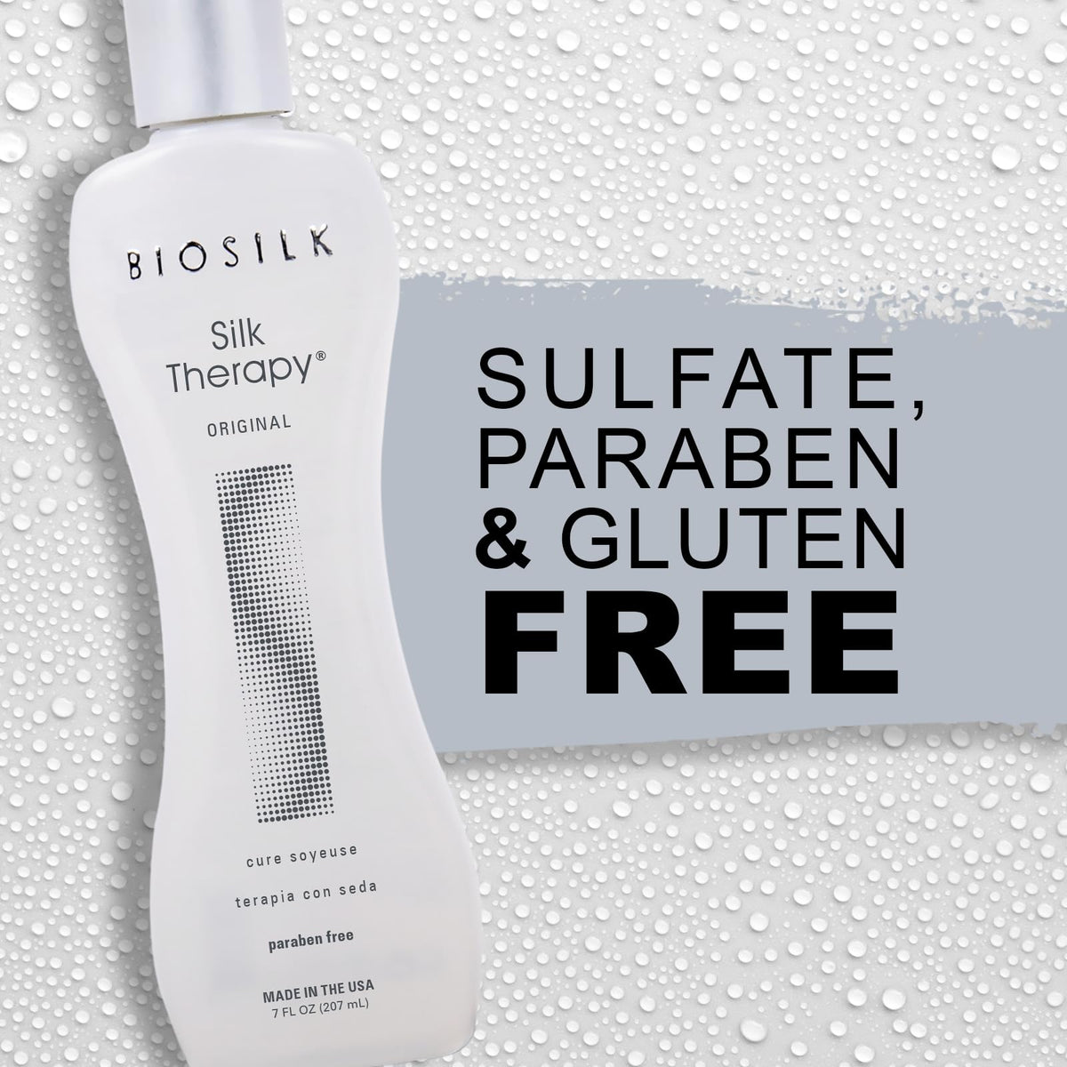 BioSilk Silk Therapy Original Leave-In Hair 7 Oz packaging details