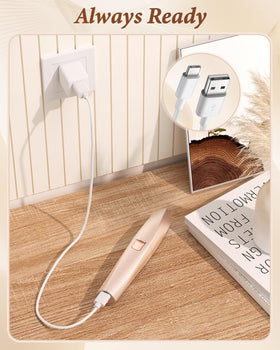 bissuuy Eyebrow Trimmer in use on upper lip