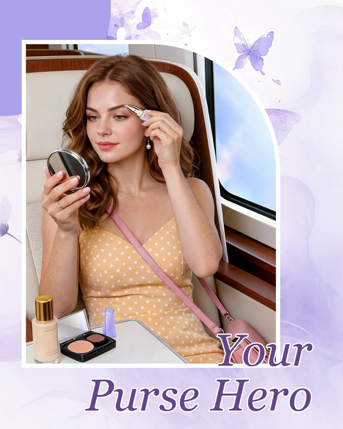 bissuuy Eyebrow Trimmer with charging cable and accessories