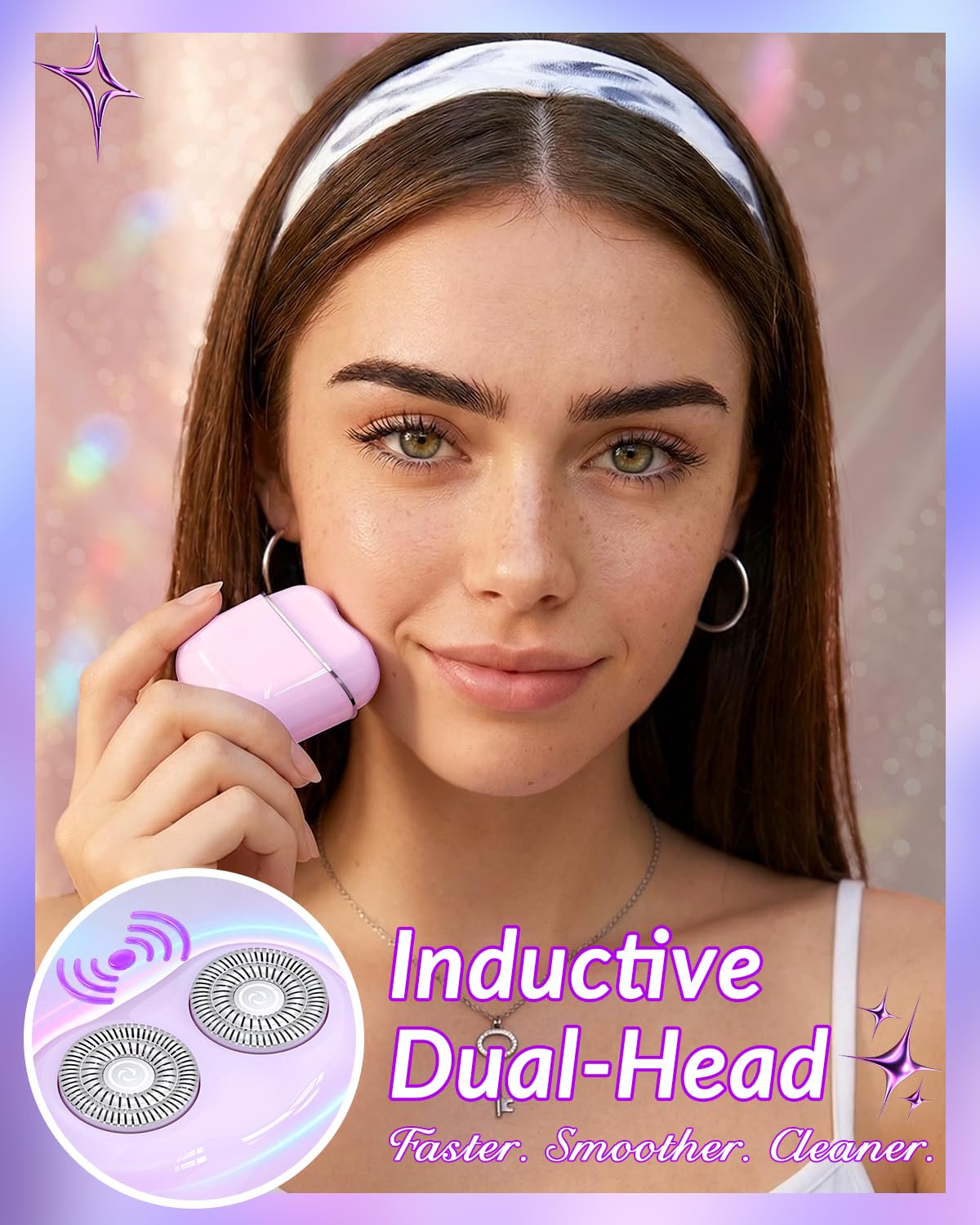 bissuuy Facial Hair Remover compact design for travel