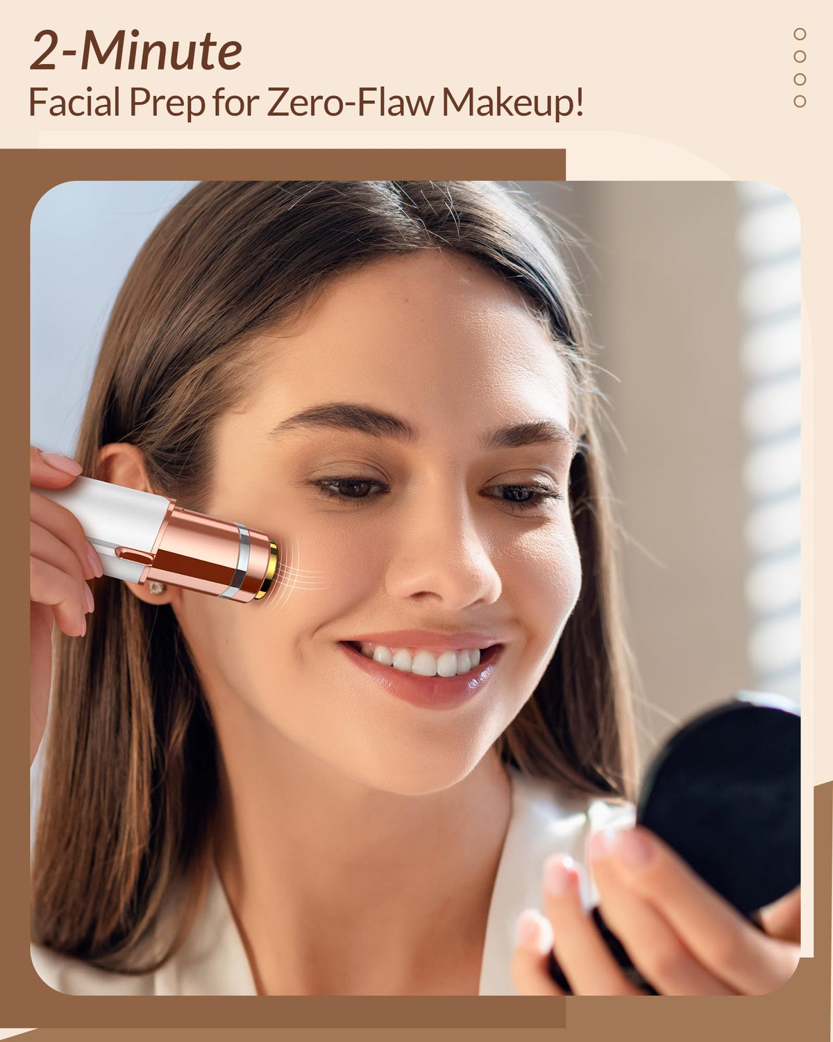bissuuy Facial Hair Remover displayed on vanity