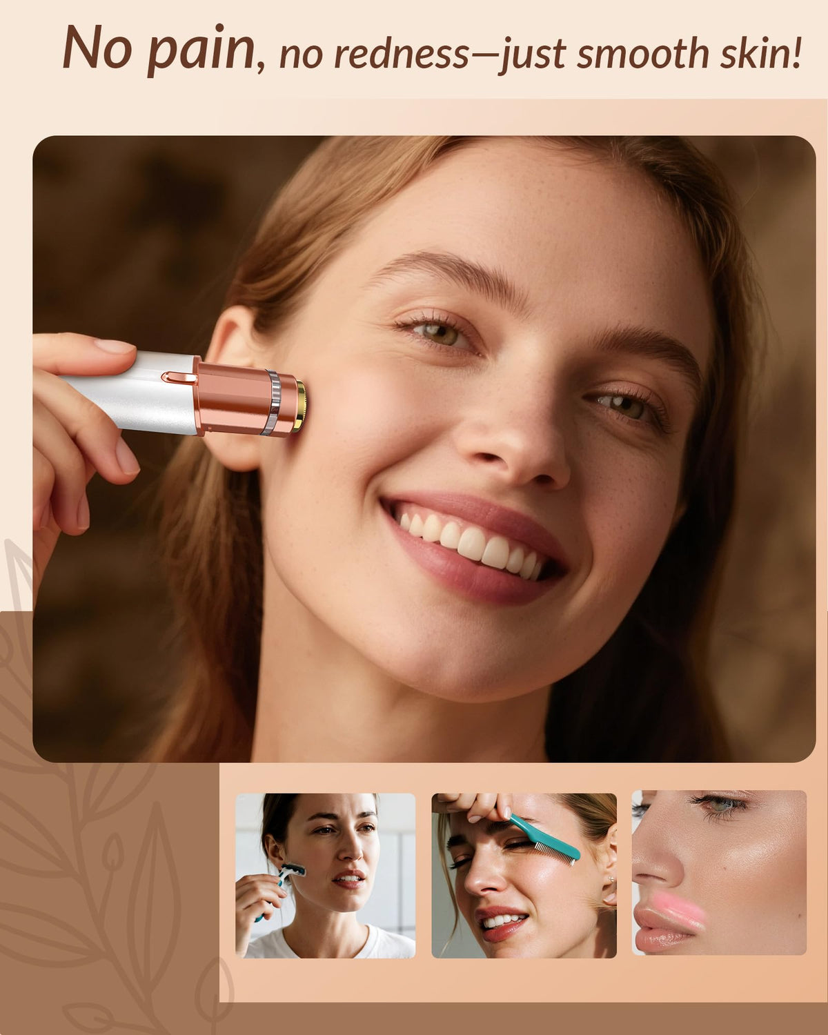 bissuuy Facial Hair Remover in travel case