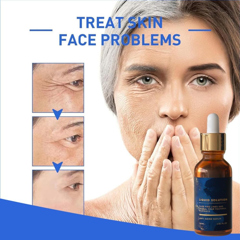 Biuhorey Liquid Solution Anti Aging Serum 3pcs texture close-up