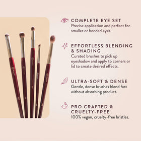 BK BEAUTY 203 Shader Brush on a makeup palette