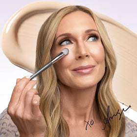 BK BEAUTY A506 brush next to other makeup tools